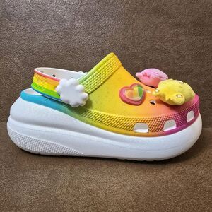 CROCS X Care Bears Collaboration Crush Clog 'Light On' Mens Size 4 Womens Size 6